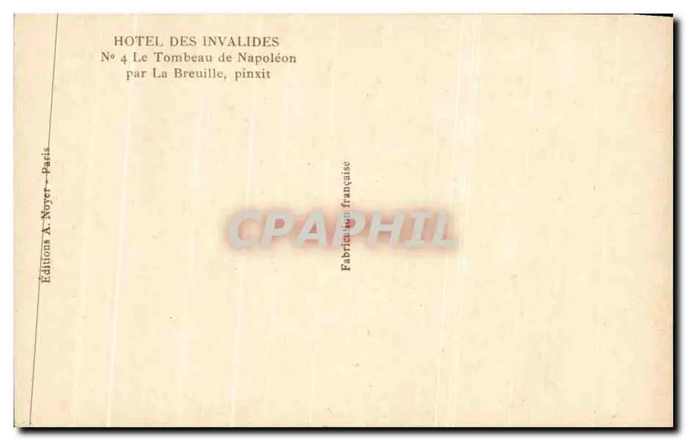 Hôtel des Invalides — Napoleon's Tomb — von La Breuille - Rückseite