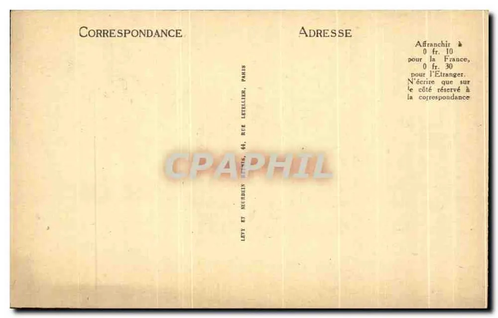 Chamonix — Hôtel du Montenvers et Aiguille du Dru — LL - Verso