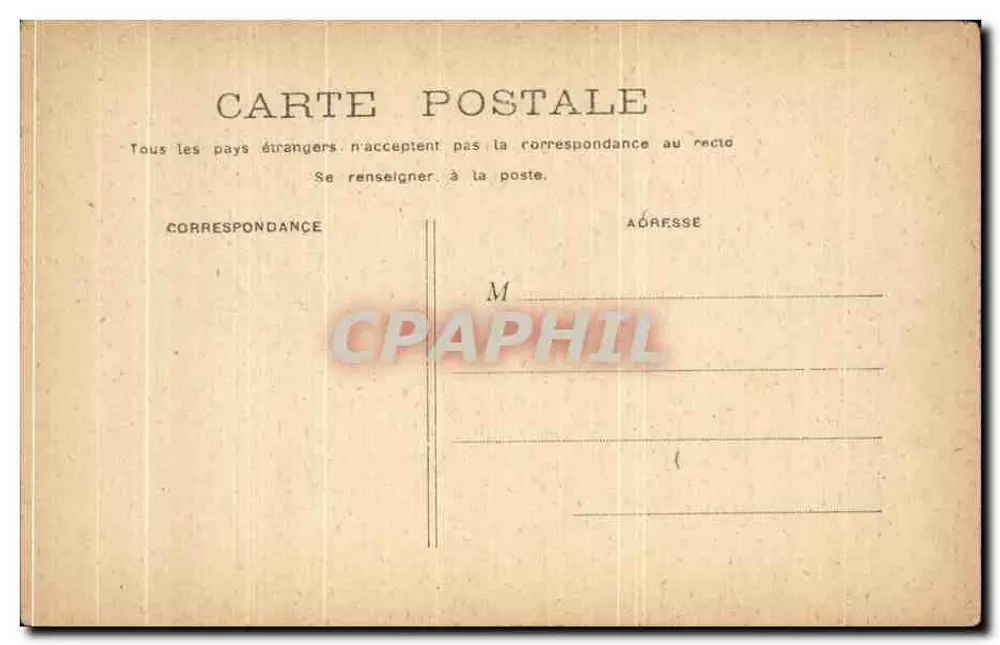 PARIS - Rue de Rivoli — vista da praça com a estátua equestre — editor não visível - Verso
