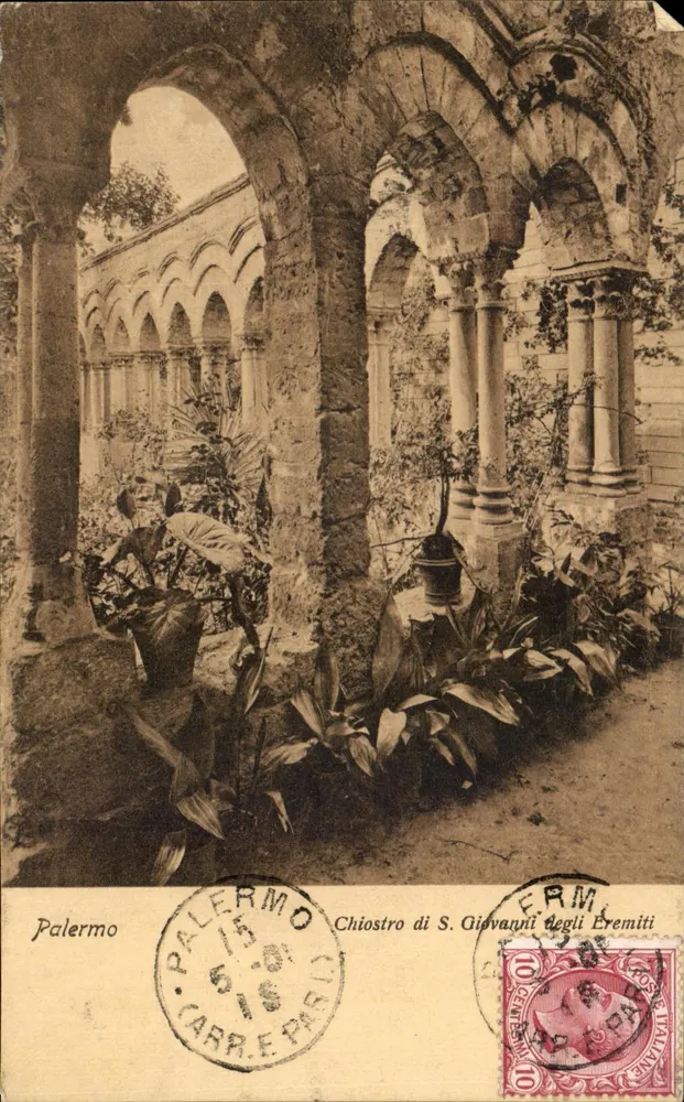 Palerme — Chiostro di S. Giovanni degli Eremiti — éditeur Carré Paris - Voorkant