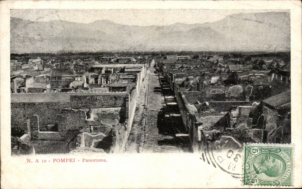 Pompei - Panorama — N. A 10 — editor desconhecido - Frente