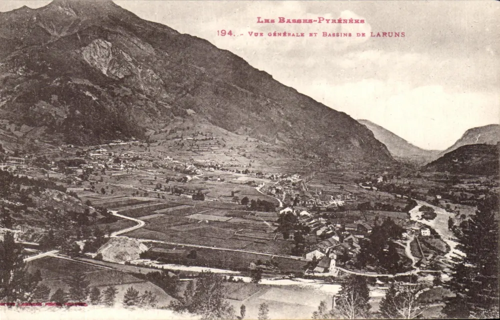 Die Basque Country — Allgemeiner Blick und Becken von Laruns — n°194 - Vorderseite
