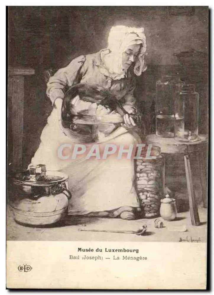 La Ménagère — Museu do Luxembourg — Bail Joseph - Frente