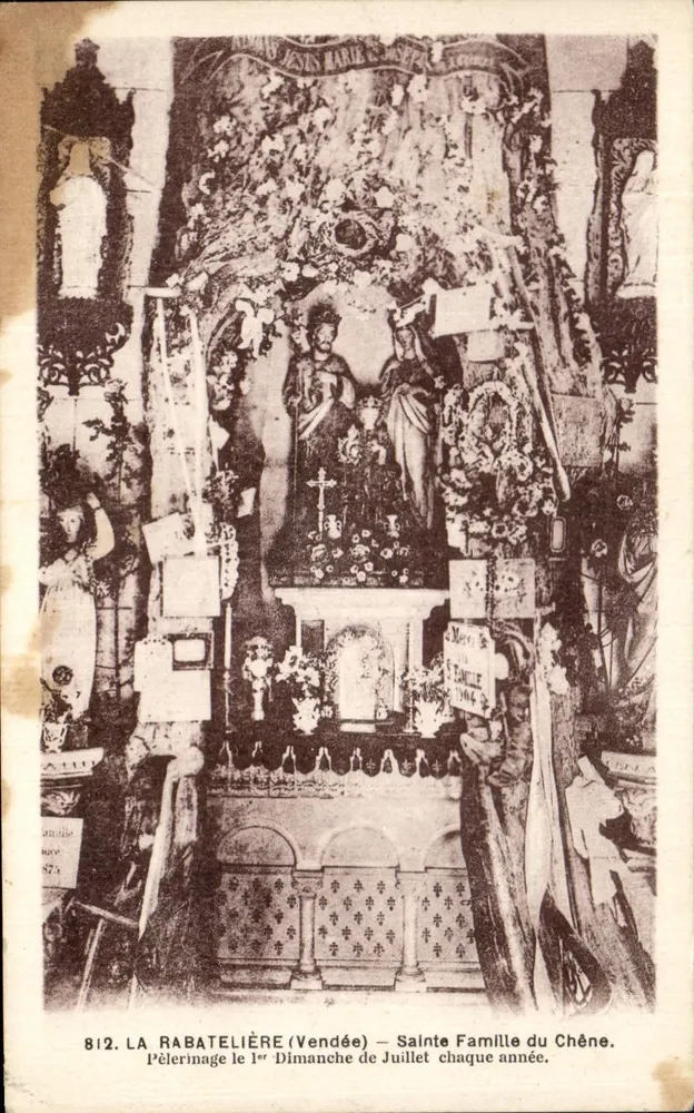 La Rabatelière (Vendée) — Sainte Famille du Chêne — Phototypie Jély-Poupan - Vorderseite