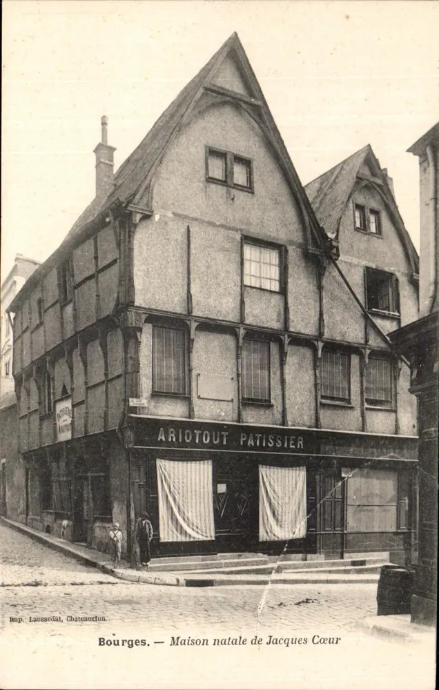 Bourges — Geburtshaus von Jacques Cœur — Imp. Laussedat, Châteauneuf - Vorderseite
