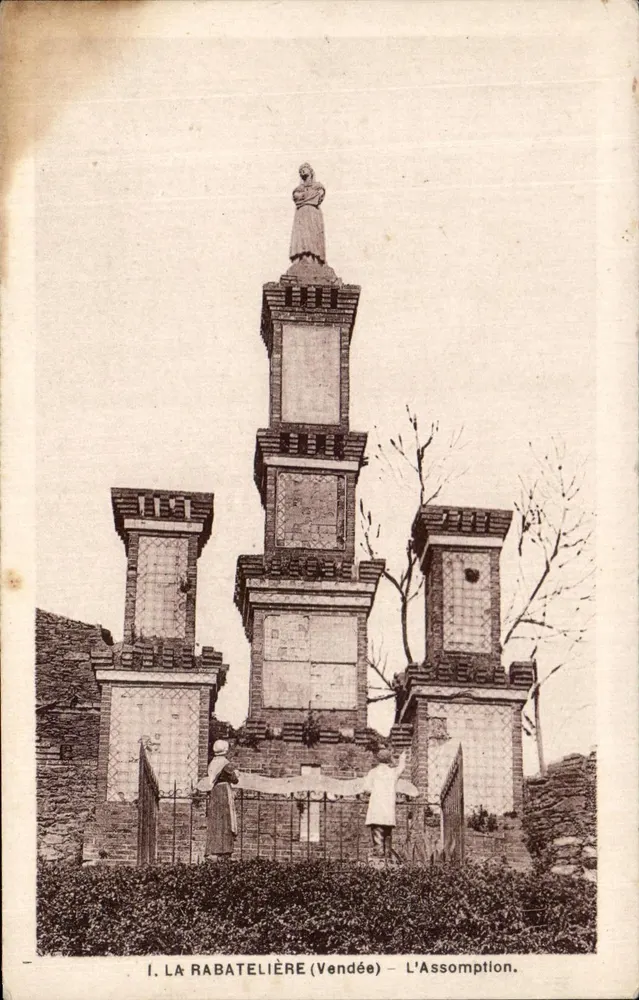 La Rabatelière (Vendée) — A Assunção — Fototipia Jéhly-Poupou - Mortagne - Frente