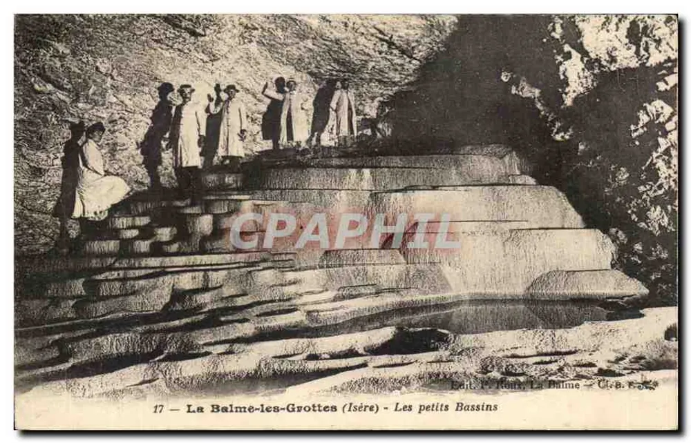 La Balme-les-Grottes (Isère) — Die Kleinen Becken — Verlag P. Huit, Cl. 8 - Vorderseite