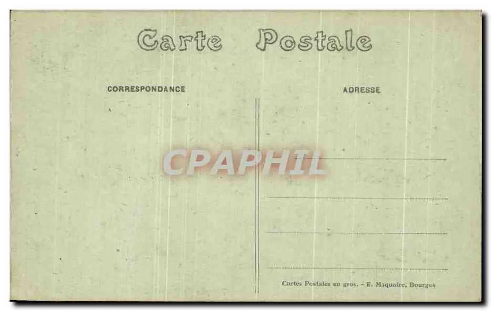 Bourges — Catedral — Tímpano Do Portal Central — E. Maquaire, n°233 - Verso