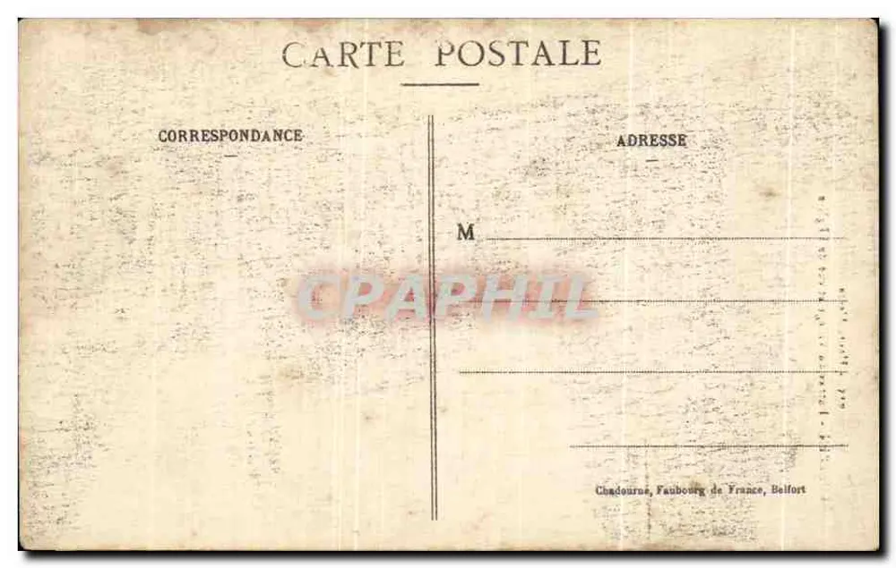 Roderen - Eingang des Dorfes und Blick auf die Kirche — Verlag Roderen, Nr. 915 - Rückseite