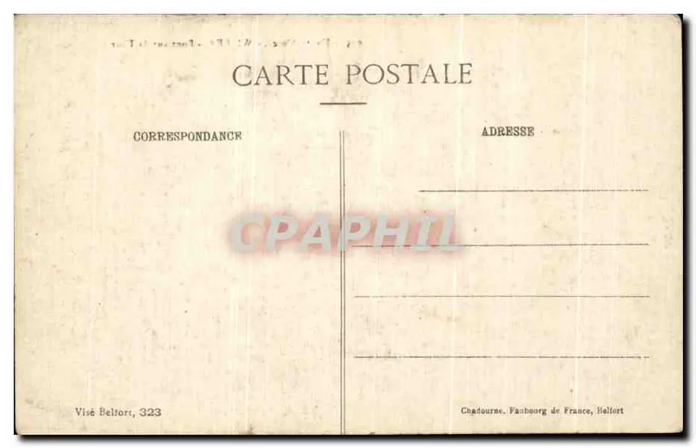 WILLER - Ponte sobre a Thur — Alta Alsácia, n° 995 - Verso