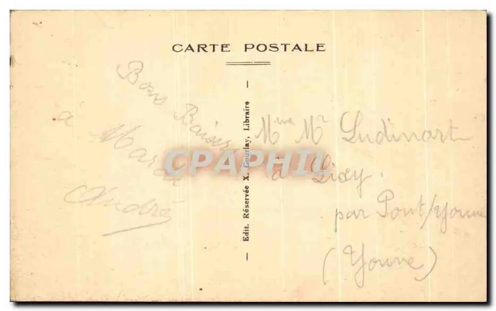 Villers-sur-Mer — Das Municipale Casino — Verlag X. Goulay - Rückseite