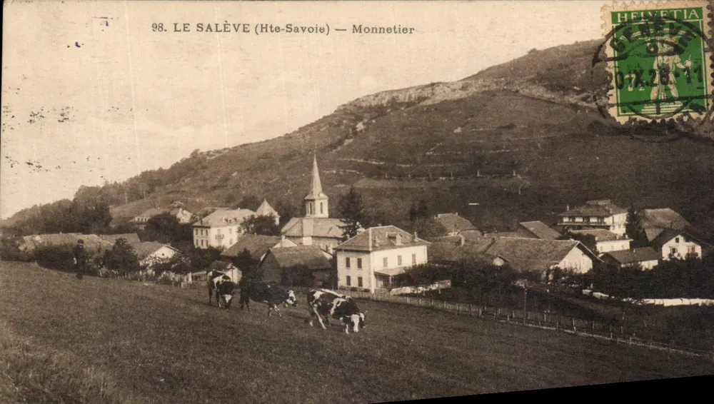 O Salève (Alta Saboia) — Monnetier — L. Farros, editor - Frente