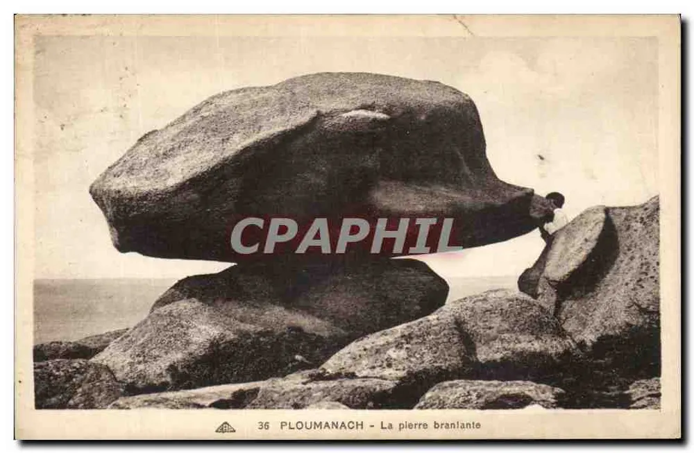 PLOUMANACH - La pierre branlante — éditeur PLOUMANACH, n° 36 - Frente
