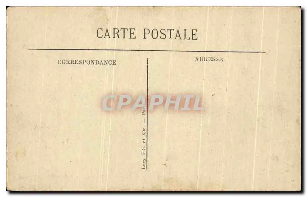 Schlosspark Versailles — Die Parterres des Atoms an einem Tag großer Wasser — Levy Fils et Cie, Paris - Rückseite