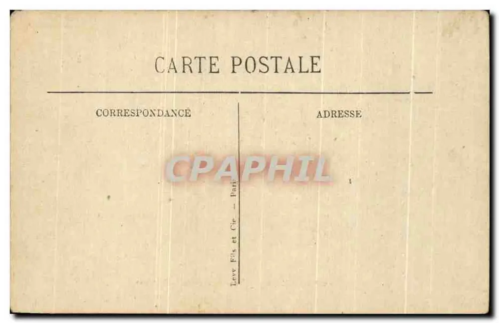 Palais de Versailles — Façade côté de la Terrasse — Levé Fils et Cie, Paris - Verso