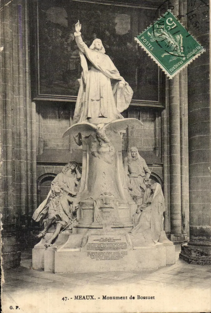 Meaux - Monument de Bossuet — G.P. n°47 - Frente