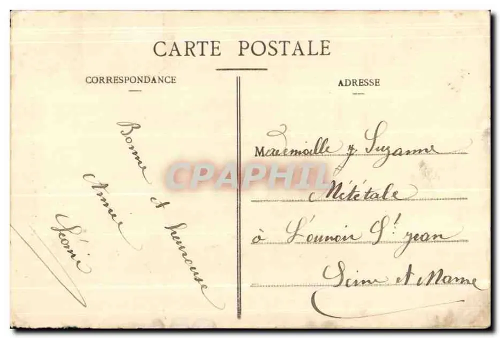 Meaux - Monument de Bossuet — G.P. n°47 - Verso