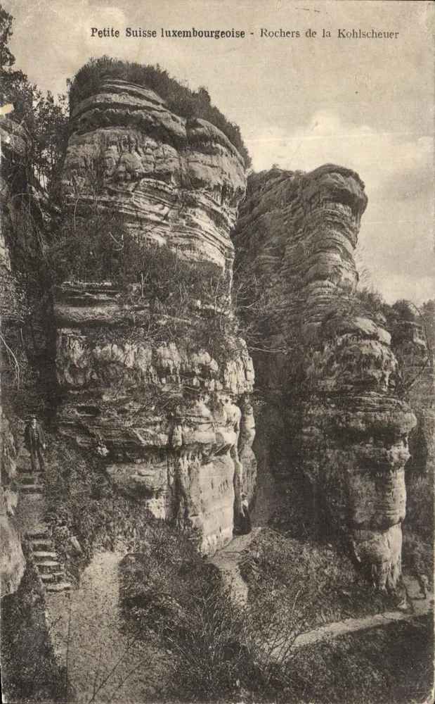 Luxemburgische Kleine Schweiz — Rochers de la Kohlscheuer — J. M. Bellwald, Battenach, Nr. 623 - Vorderseite