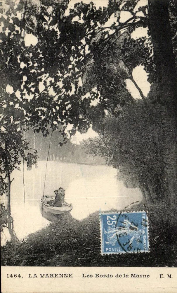 La Varenne — As Margens da Marne — E. M. n°1464 - Frente