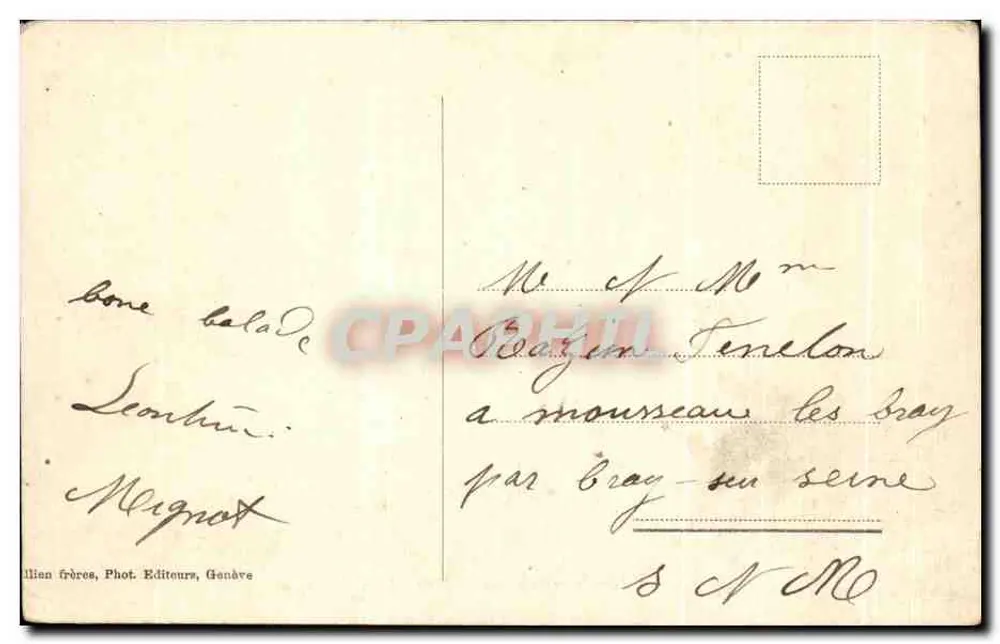 Chamonix — O Mar de Gelo — J.J. 93 B - Verso