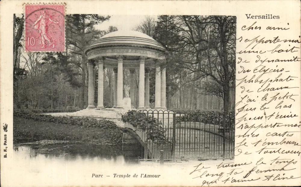Versailles — Parc — Temple do Amor — B. R., Paris - Frente