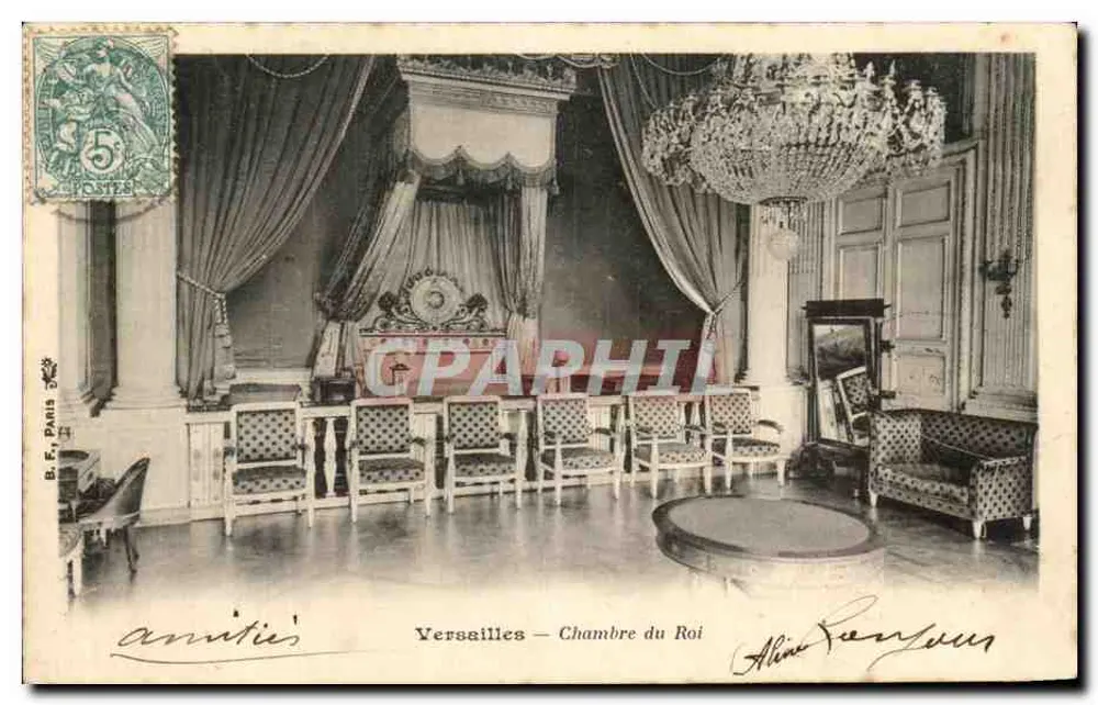 Versailles — Quarto do Rei — B. F. Paris - Frente