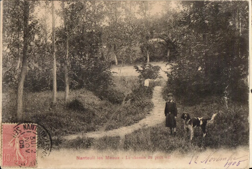 Nanteuil-les-Meaux — Le chemin du petit val — éditeur NANTY - Vorderseite
