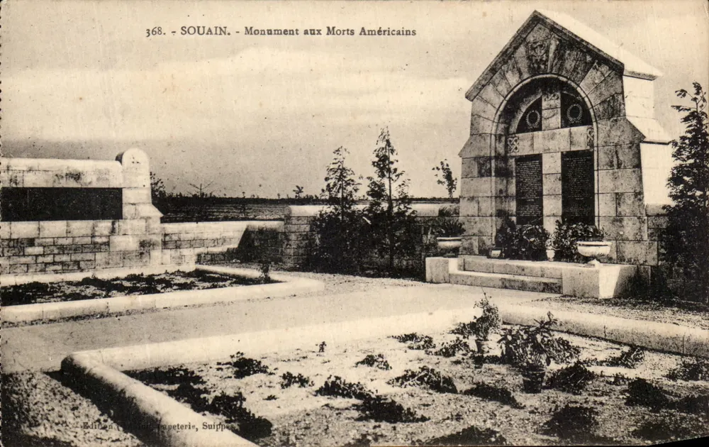 Souain - Amerikanischer Kriegsgedenkstein — 'L'Épée' Edition, Suippe - Vorderseite