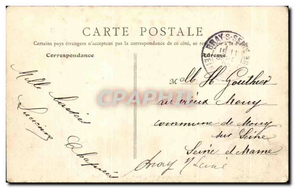 Levallois-Perret — Das Rathaus — Lhuillier, Verlag, Levallois - Rückseite