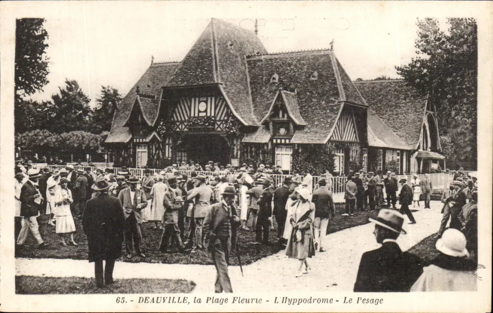 Deauville, die Blütenstrände - Das Hippodrom - Das Wiegen - Vorderseite