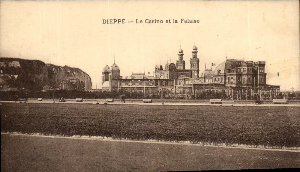 Dieppe — Das Casino und der Kliff — Verleger - Vorderseite