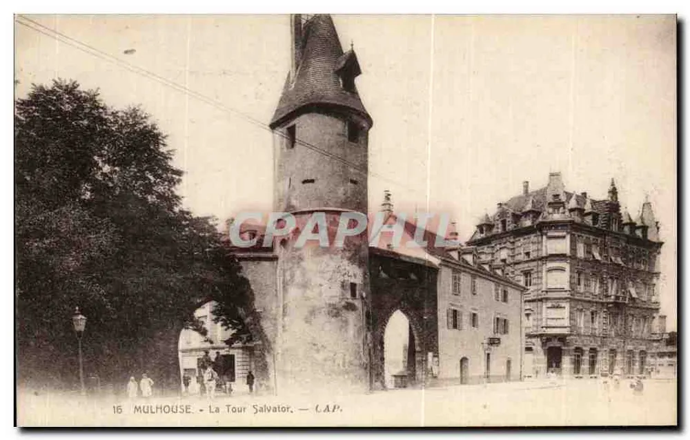 Mulhouse — A Torre Salvator — CAP. - Frente