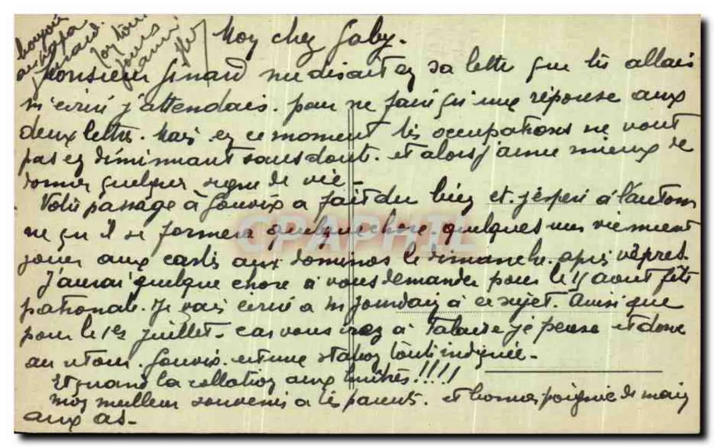 O Pequeno Cantor de Nossa Senhora — A Proposta — Reprodução Artística da Maison Bayard, Paris - Verso