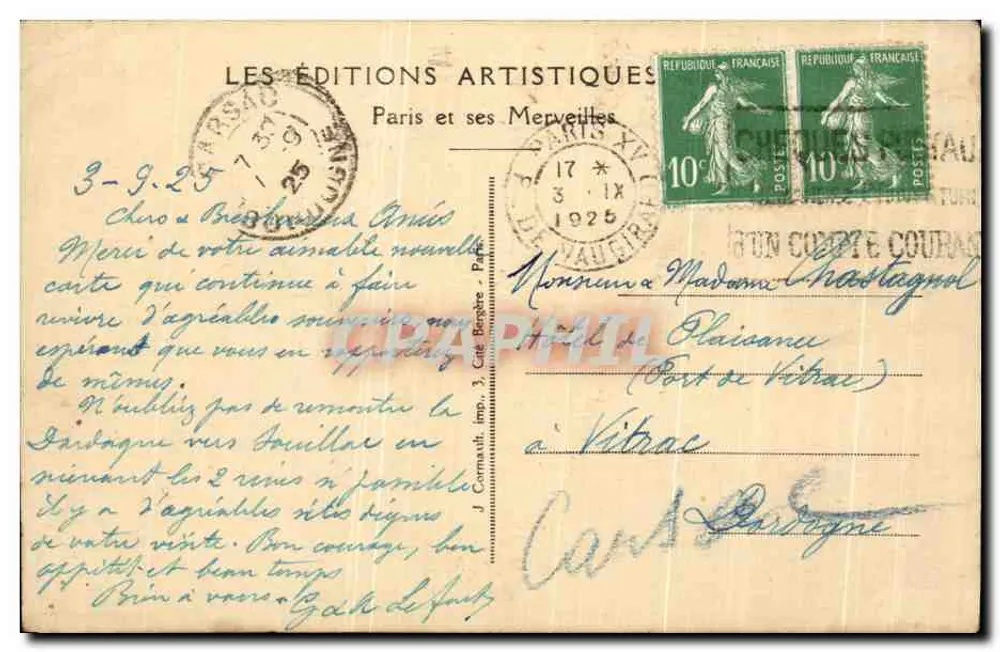 Pavillon de Mulhouse — Internationale Ausstellung für Dekorative Künste, Paris 1925 — André Ventre und Jean Launay, Architekten - Rückseite