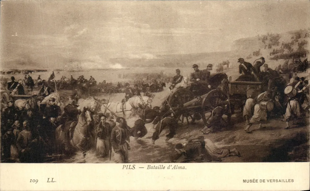 Batalha de Alma — Pils — Museu de Versailles - Frente