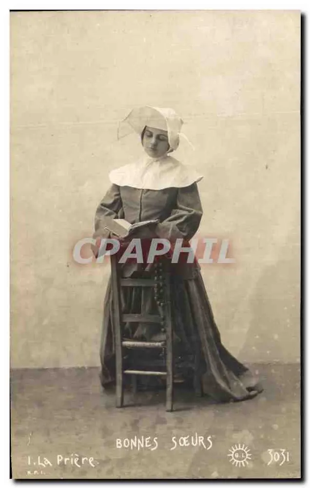 Gute Schwestern — Priesterin in Gebet — I. La Prière, Nr. 3031 - Vorderseite