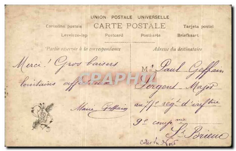 Salon 1906 - G. Guedy - Au Pays d'Arle - Rückseite