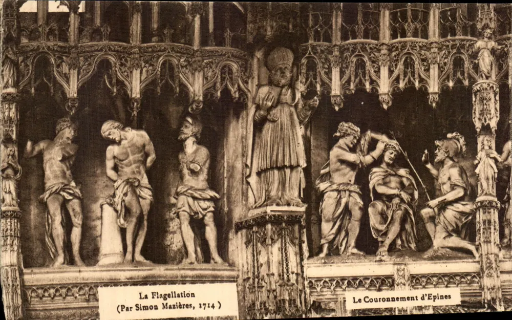 Die Flagellation — Die Krönung mit Dornen — Von Simon Mazières, 1714 - Vorderseite