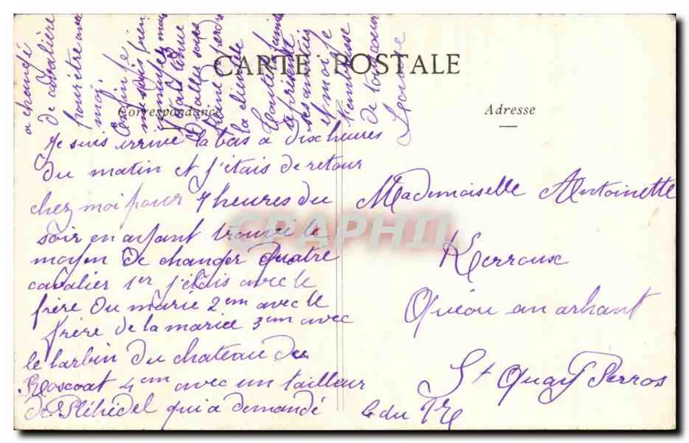 Theaterszene — 'Es regnet, Schäferin' — Verlag A. Béatrice & Cie, N° VI - Rückseite