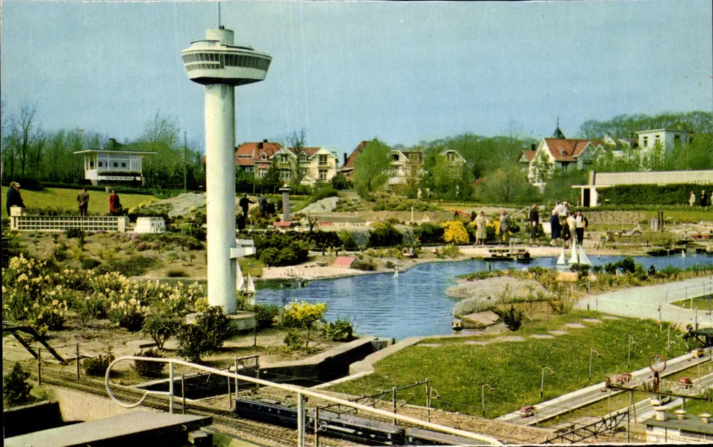Miniatur Madurodam — Der Euro-Mast — Verlag Becht N.V. Den Haag - Vorderseite