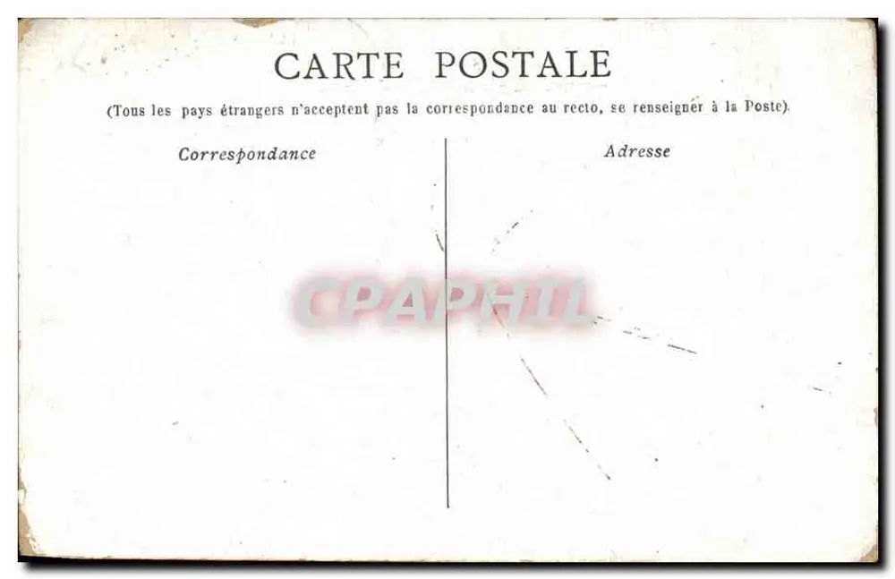 Le Rempaillleur de chaises — scène de rue parisienne — éditeur MAISON NEURLEZ - Rückseite
