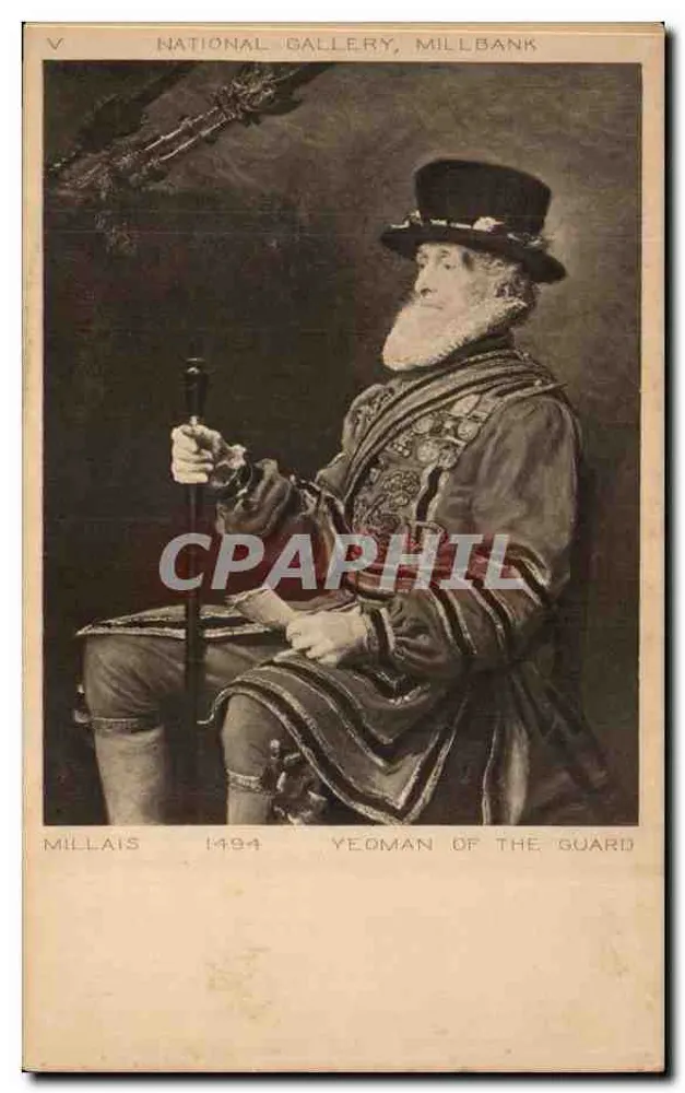 Yeoman of the Guard — Millais 1494 — National Gallery, Millbank - Vorderseite