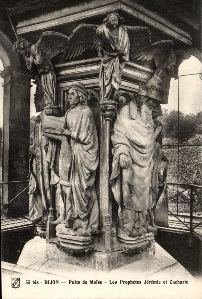 Dijon — Puits de Moïse — Les Prophètes Jérémie et Zacharie - Vorderseite