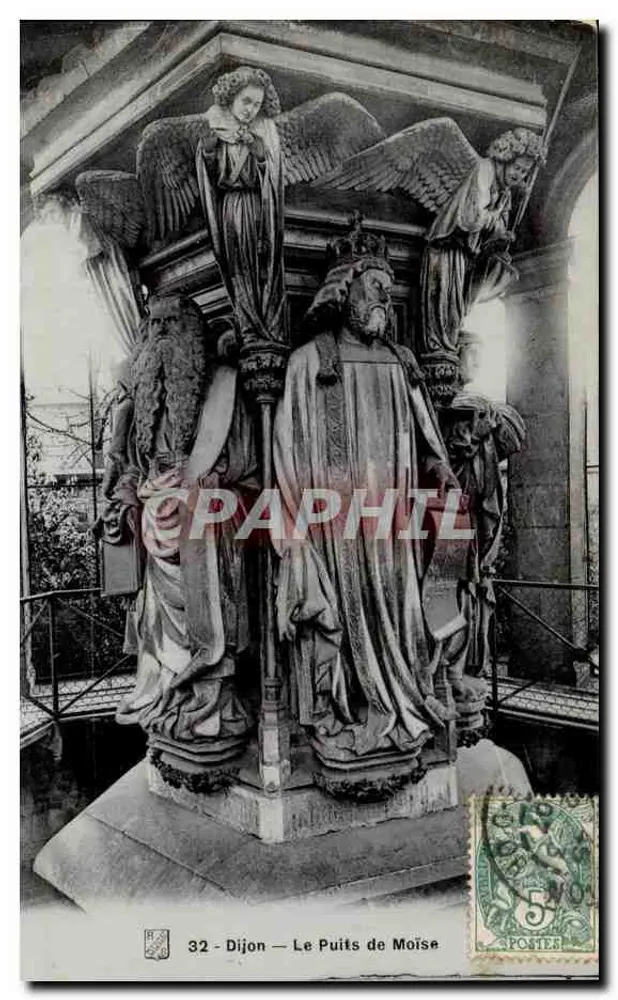 Dijon — O Poço de Moisés — Photo-Famil, depósito 9, rua Théodore - Frente