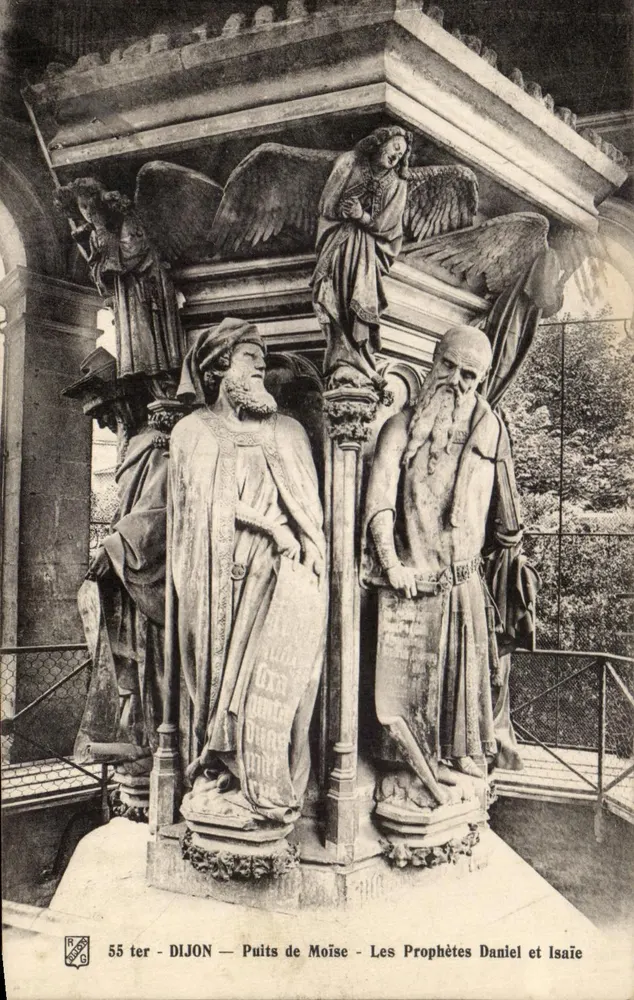 Dijon — Poço de Moisés — Os Profetas Daniel e Isaías - Frente