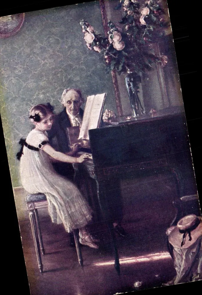 Clavichordunterricht — Jules-Alexis MUENIER — Verlag nicht sichtbar - Vorderseite