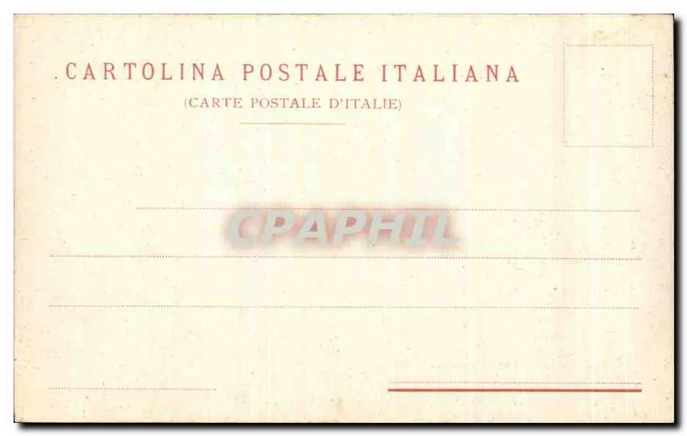 Pompeia - Casa dos Vettii — vista do jardim interno com colunas e estátuas — editor Richter & Co., Nápoles, n° 372 - Verso
