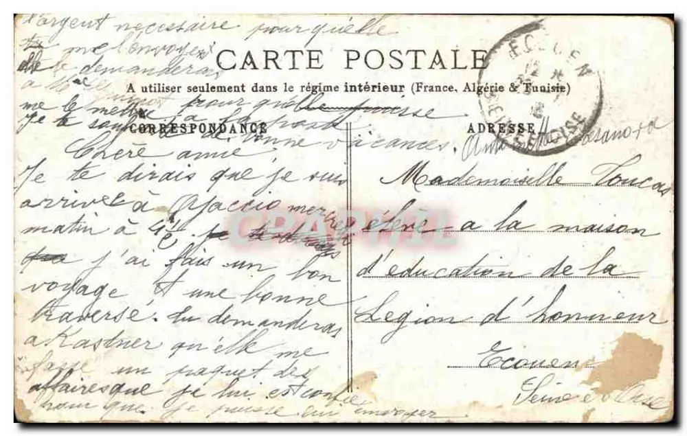 Scène de campement — femmes et enfants près de tentes — éditeur non visible - Back