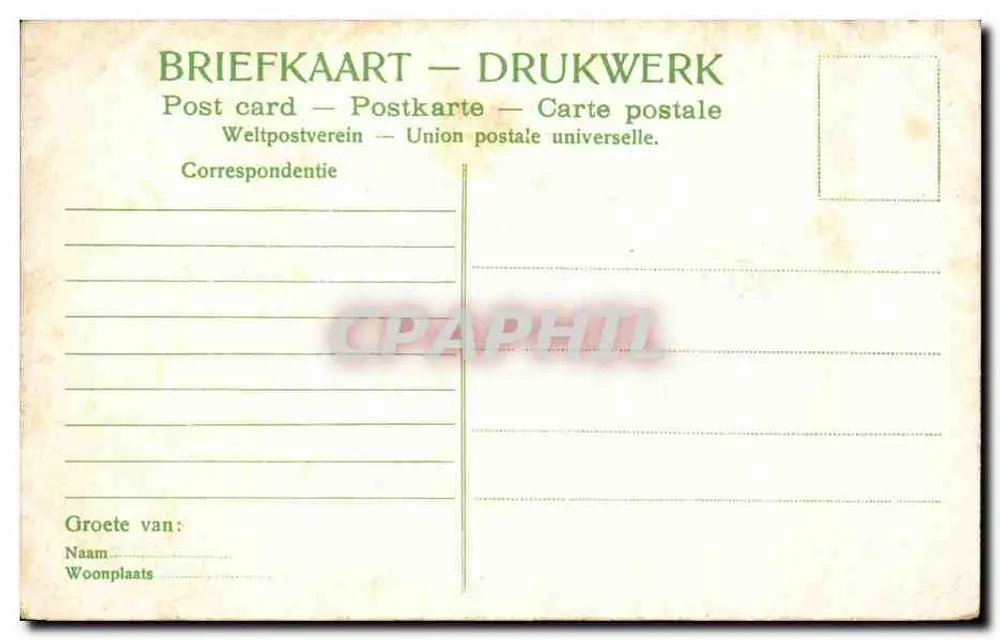 Amsterdam. Brouwersgracht — widok kanału z kościołem i kolorowymi domami — - Rewers