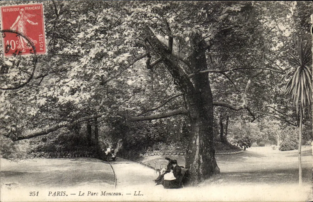PARIS — O Parque Monceau — LL. — n° 251 - Frente
